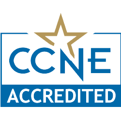 CCNE accreditation logo