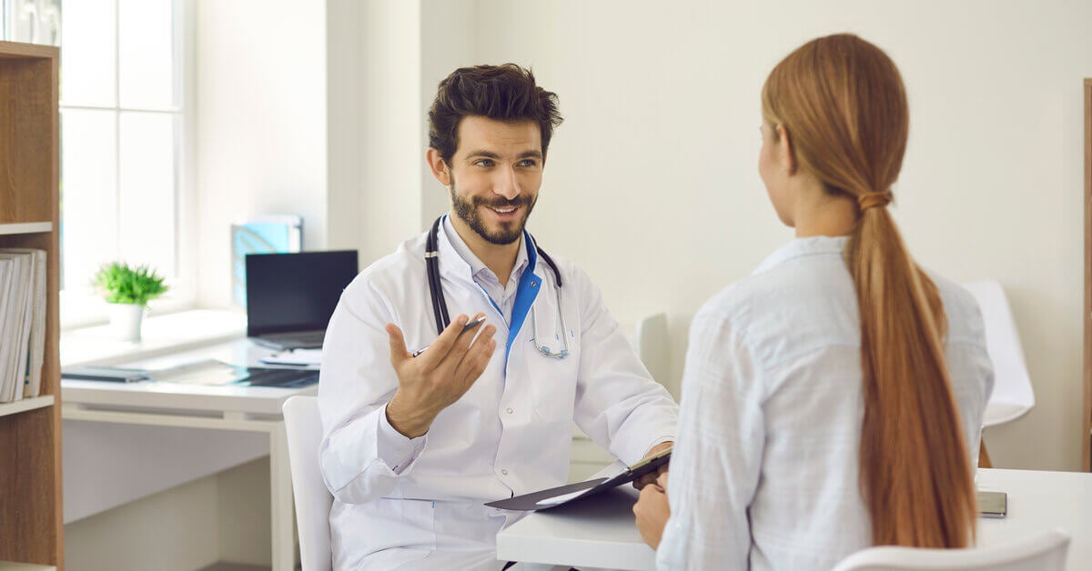 FNP with a patient